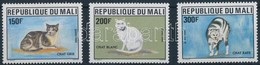 ** 1986 Macskák Sor Mi 1058-1060 - Autres & Non Classés