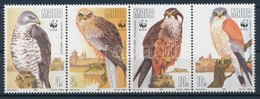 ** 1986 WWF: Ragadozó Madarak Sor Négyescsíkban + 4 Db FDC Mi 864-867 - Otros & Sin Clasificación