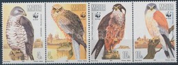 ** 1991 WWF Ragadozómadarak Négyescsík Mi 864-867 + 4 FDC - Other & Unclassified