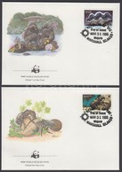 1986 WWF Tengeri Csigák és Kagylók Sor Mi 73-76 4 FDC - Other & Unclassified