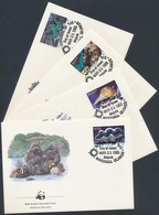 1986 WWF: Kagylók Sor 4 Db FDC-n Mi 73-76 - Otros & Sin Clasificación