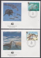 1986 WWF Fókák Sor Mi 871-874 4 FDC - Otros & Sin Clasificación