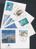 1986 WWF: Fóka Sor Mi 871-874 4 FDC-n - Other & Unclassified