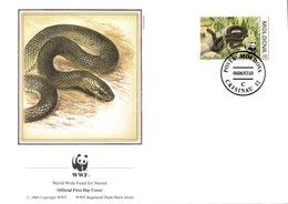 ** 1993 WWF Kígyók Négyestömb + 4 FDC Mi 50-53 - Andere & Zonder Classificatie