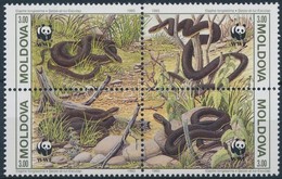 ** 1993 WWF: Kígyó Négyestömb Mi 50-53 + 4 FDC - Autres & Non Classés