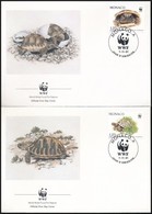 1991 WWF: Görög Teknős Sor 4 FDC-n Mi 2046-2049 - Otros & Sin Clasificación