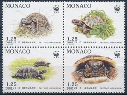 1991 WWF: Teknős Négyestömb Mi 2046-2049 + 4 Db FDC - Other & Unclassified