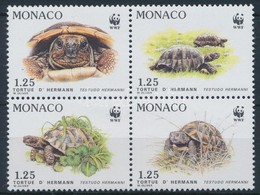 ** 1991 WWF: Teknős Négyestömb Mi 2046-2049 + 4 Db FDC + 4 Db CM - Autres & Non Classés