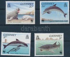 ** 1990 WWF Tengeri állatok Sor + 4 FDC Mi 497-500 - Other & Unclassified