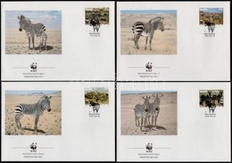 ** 1991 WWF: Zebra Sor 4 FDC-n + Sor Mi 702-705 - Otros & Sin Clasificación