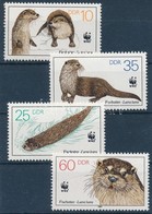 1987 WWF Vidra Sor + 4 FDC Mi 3107-3110 - Other & Unclassified