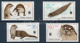 ** 1987 WWF: Vidra Sor Mi 3107-3110 + 4 Db FDC-n - Otros & Sin Clasificación