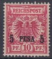 * Kelet-Afrika 1893 Mi 3 Id. Certificate: Jäschke-Lantelme - Andere & Zonder Classificatie