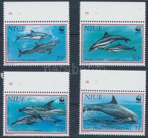 ** 1993 WWF: Delfin ívszéli Sor Mi 822-825 - Otros & Sin Clasificación