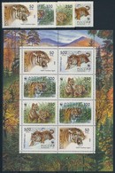 ** 1993 WWF: Tigris Sor + Kisív Mi 343-346 - Other & Unclassified