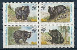 ** 1989 WWF: Medve Négyestömb Mi 759-762 + 4 Db FDC - Autres & Non Classés