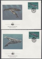 1983 WWF: Bálnák Sor 4 Db FDC-n Mi 20-23 - Andere & Zonder Classificatie