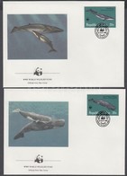 1983 WWF: Bálnák Sor 4 Db FDC-n Mi 20-23 - Otros & Sin Clasificación