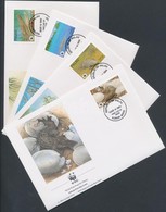 1994 WWF Bordás Krokodil Sor Mi 690-693 4 FDC - Andere & Zonder Classificatie