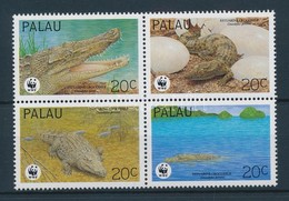 ** 1994 WWF Krokodil Négyestömb Mi 690-693 + Sor 4 FDC-n - Autres & Non Classés