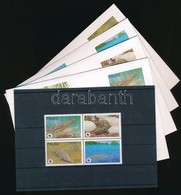 ** 1994 WWF: Krokodil Négyesetömb Mi 690-693 + 4 Db FDC-n - Andere & Zonder Classificatie