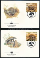 1985 WWF: Vízidisznó Sor Záróértékei Mi 3854-3857 4 Db FDC-n - Otros & Sin Clasificación