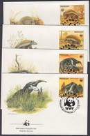 1988 WWF Ritka állatfajták Sor Mi 4225-4228 4 FDC - Otros & Sin Clasificación