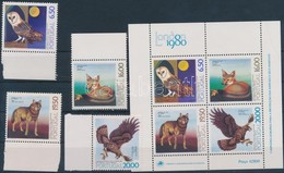 ** 1980 Állatok Sor Mi 1490-1493 + Blokk 30 - Andere & Zonder Classificatie