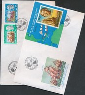 1992 Amerika Felfedezése + Állat Sor Mi 4824-4827 + 4836-4842 + 2 Blokk 277-278 6 Db FDC-n - Otros & Sin Clasificación