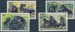 ** 1985 WWF Gorillák Sor Mi 1292-1295 - Autres & Non Classés