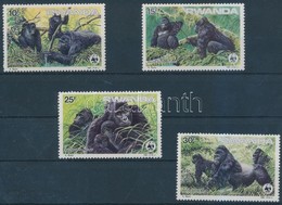 ** 1985 WWF Gorillák Sor Mi 1292-1295 - Other & Unclassified