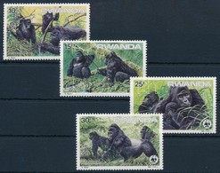 ** 1985 WWF: Hegyi Gorilla Sor Mi 1292-1295 - Other & Unclassified