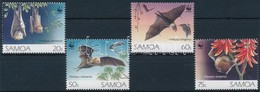 ** 1993 WWF: Denevérek Sor Mi 754-757 + 4 Db FDC + 4 Db CM - Andere & Zonder Classificatie