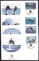 ** 1992 WWF: Tengeri Emlősök Sor Mi 1302-1305 + 4 Db FDC - Otros & Sin Clasificación