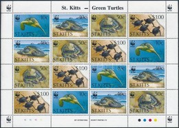 ** 1995 WWF Teknős Kisív Mi 390-393 - Other & Unclassified