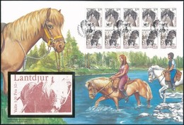 1994 Forgalmi 10-es Tömb Mi 1804-1805 FDC-N - Otros & Sin Clasificación