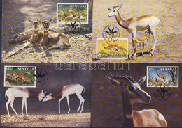 1986 WWF Gazellák CM Mi 875-878 - Andere & Zonder Classificatie