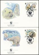 1987 WWF: Jegesmedve Sor 4 Db FDC-n Mi 5694-5697 - Otros & Sin Clasificación