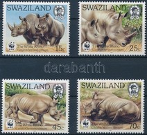 ** 1987 WWF: Orrszarvú Sor + 4 Db FDC Mi 528-531 - Otros & Sin Clasificación