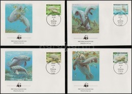 1984 Lamantin Sor 4 Db FDC-n Mi 1763-1766 - Other & Unclassified