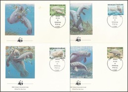 1984 WWF: Fóka Sor Mi 1763-1766 4db FDC-n - Autres & Non Classés