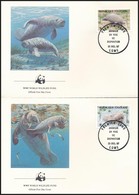 1987 WWF: Tengeri Tehén Sor Mi 2042-2045 4 Db FDC-n - Autres & Non Classés