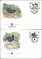 1991 WWF: Madár Sor 4 Db FDC-n Mi 513-516 - Otros & Sin Clasificación