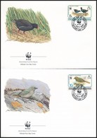 1991 WWF: Madár Sor 4 Db FDC-n Mi 513-516 - Otros & Sin Clasificación