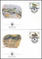 1991 WWF: Madár Sor 4 Db FDC-n Mi 513-516 - Otros & Sin Clasificación