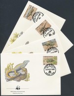 1986 WWF: Leguán Sor 4 Db FDC-n Mi 777-780 - Other & Unclassified