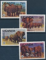 ** 1983 WWF Afrikai Elefánt Sor Mi 361-364A - Autres & Non Classés