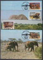 1983 WWF Afrikai Elefánt Sor Mi 361A - 364A 4 CM - Other & Unclassified