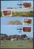 1983 WWF Elefánt Sor Mi 361-364 A CM - Other & Unclassified