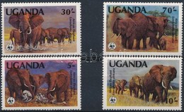 ** 1983 WWF: Afrikai Elefánt (I.) Sor Mi 361-364 A - Andere & Zonder Classificatie